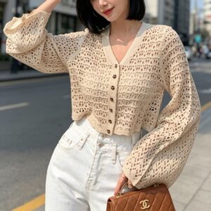 Summer Knit Patterns – free lace cardigans, lightweight tops & openwork charts.