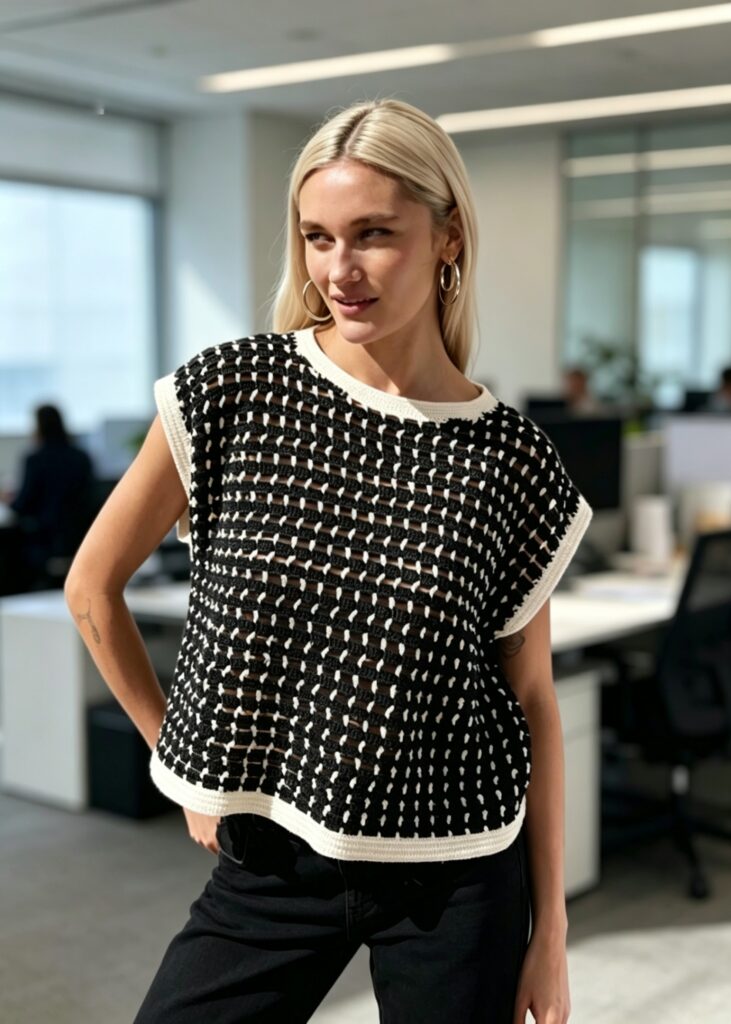 easy crochet summer top pattern