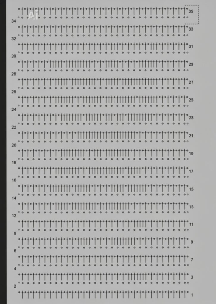 free crochet mesh top pattern chart b