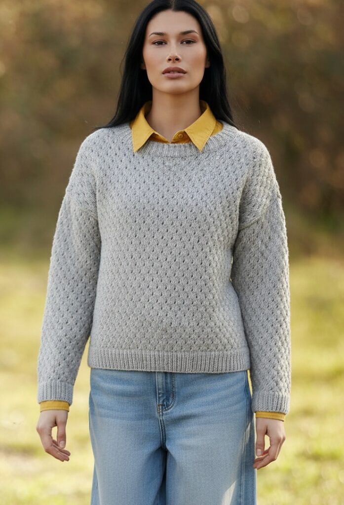 Free Lace Knit Pullover Pattern women