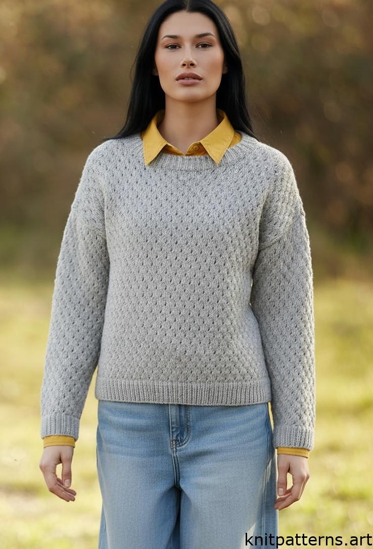Free Lace Knit Pullover Pattern - Free Knitting Patterns