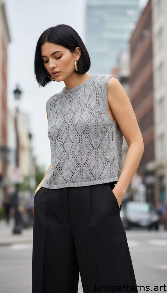 knit sleeveless top pattern