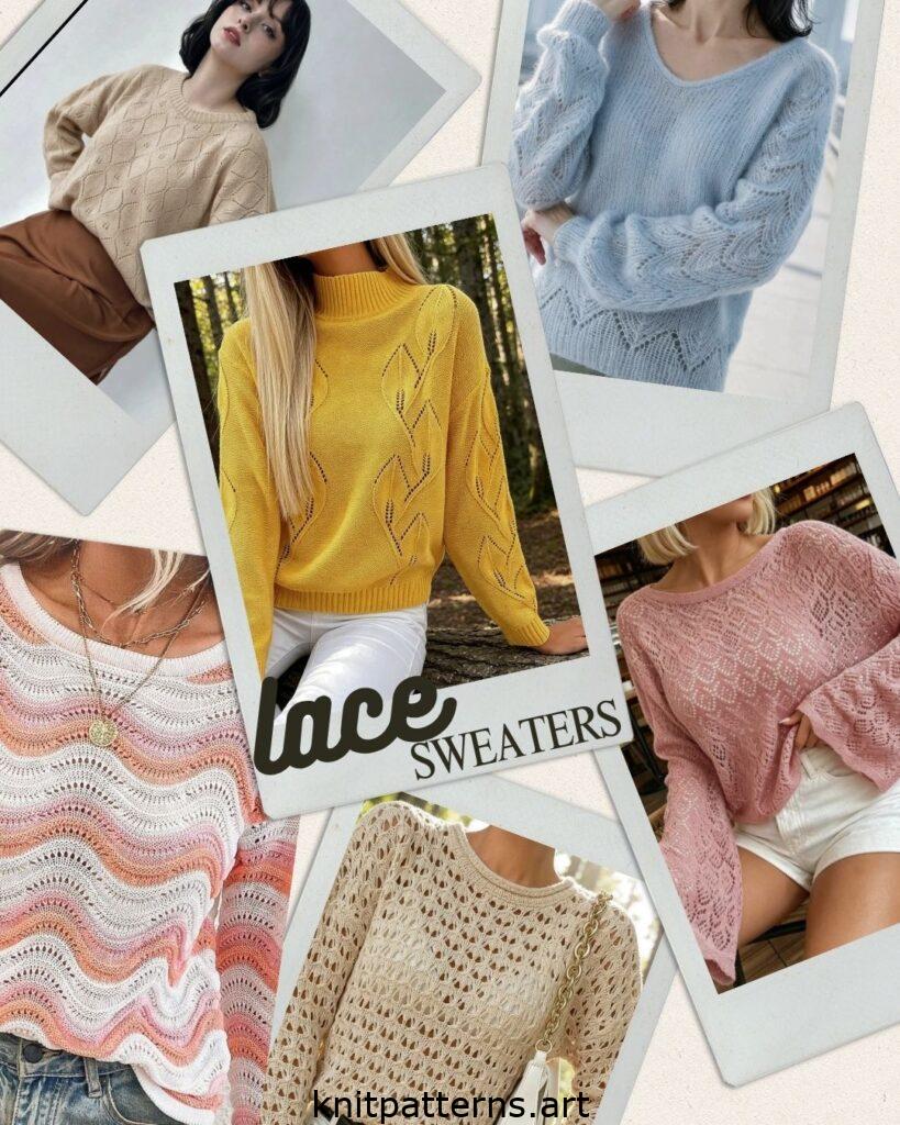 Lace Stitches for Sweaters Knitting