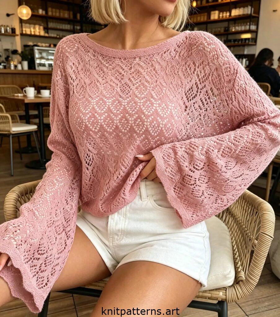 Lace Stitches for Sweaters Knitting pattern (2)