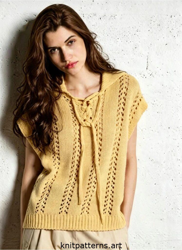 Free easy knit vest patterns