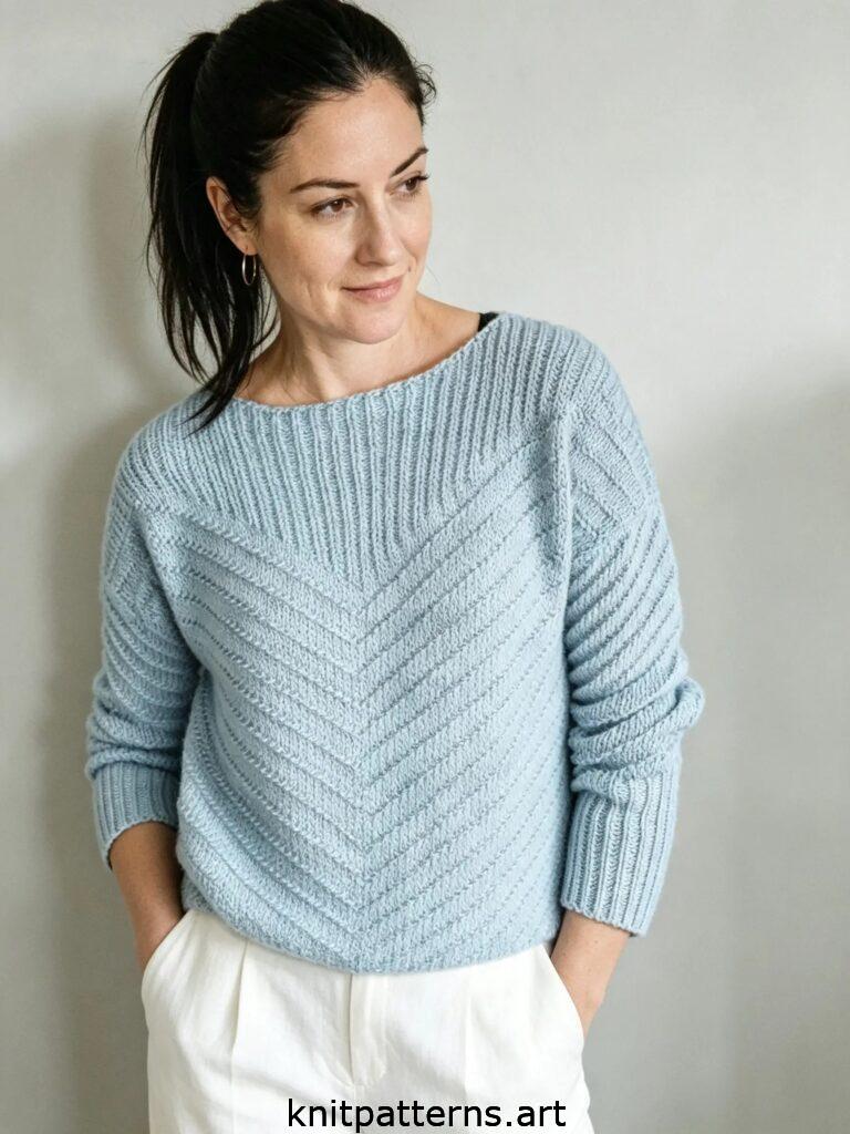 free easy knit-sweater pattern